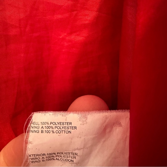 Vintage Nautica Red Raincoat Trenchcoat - Picture 7 of 10